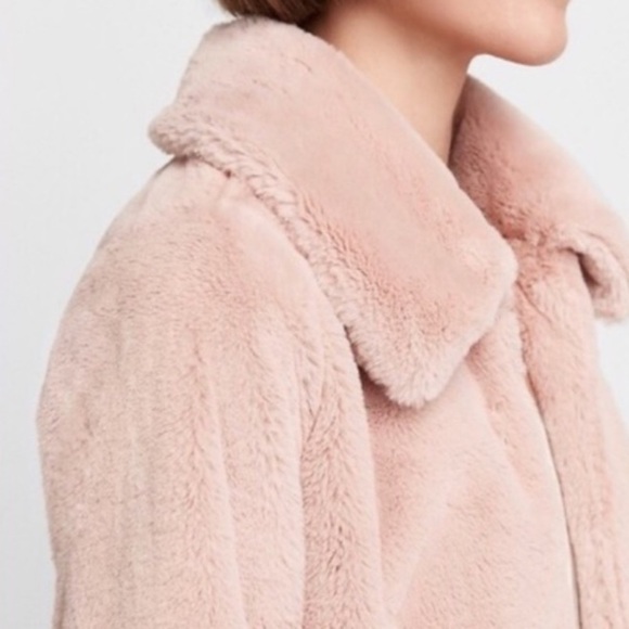 Express Pink Faux Fur Jacket Size M NWOT - Picture 15 of 15